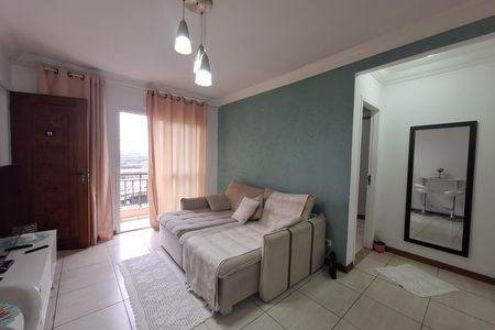 Sala  de apartamento à venda com 2 quartos, 53m² em Parque Sao Vicente, Santo André