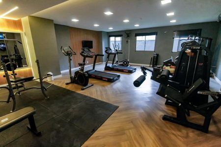 Área comum - Academia de apartamento para alugar com 2 quartos, 40m² em Vila Andrade, São Paulo