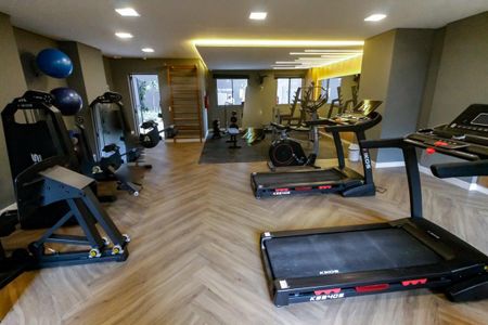 Área comum - Academia de apartamento para alugar com 2 quartos, 40m² em Vila Andrade, São Paulo