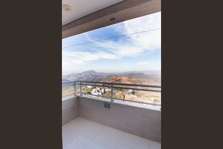 Varanda da Sala de apartamento à venda com 2 quartos, 75m² em Serra do Curral Del Rey, Nova Lima