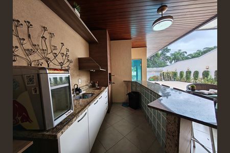 Área Gourmet  de casa de condomínio à venda com 5 quartos, 403m² em Barra da Tijuca, Rio de Janeiro