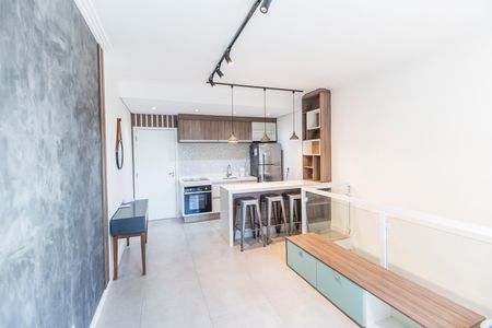 Sala  de apartamento para alugar com 1 quarto, 50m² em Bethaville I, Barueri