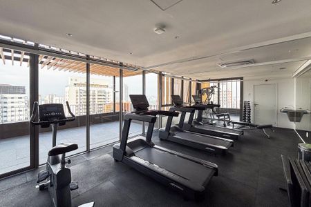 academia de apartamento para alugar com 1 quarto, 54m² em Pinheiros, São Paulo