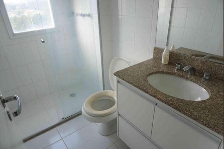 Banheiro da Suíte de apartamento à venda com 3 quartos, 110m² em Alphaville, Santana de Parnaíba