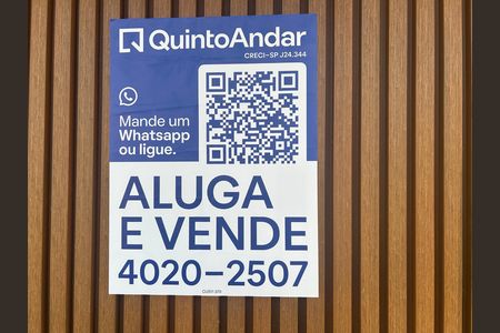Fachada plaquinha de kitnet/studio para alugar com 1 quarto, 25m² em Alto da Mooca, São Paulo
