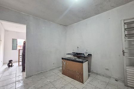 Sala/Cozinha de kitnet/studio para alugar com 1 quarto, 25m² em Jardim Olavo Bilac, São Bernardo do Campo