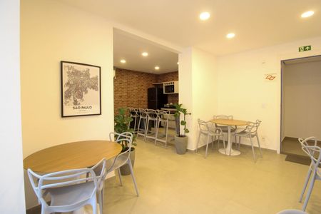 Salão de festas  de apartamento para alugar com 1 quarto, 35m² em Jardim Panorama, São Paulo