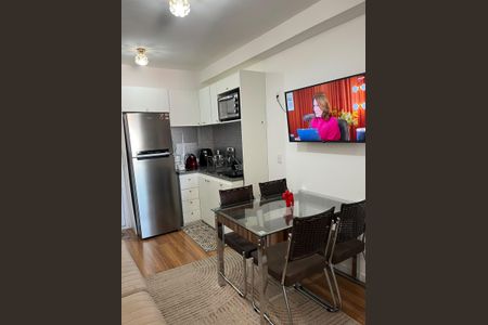 Cozinha de kitnet/studio à venda com 1 quarto, 29m² em Brás, São Paulo
