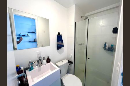 Banheiro de kitnet/studio à venda com 1 quarto, 29m² em Brás, São Paulo