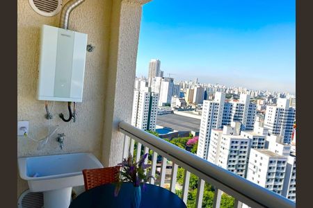 Varanda de kitnet/studio à venda com 1 quarto, 29m² em Brás, São Paulo
