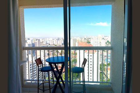 Varanda de kitnet/studio à venda com 1 quarto, 29m² em Brás, São Paulo