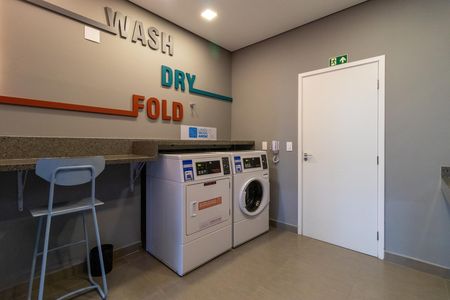 Apartamento para alugar com 36m², 1 quarto e sem vaga Apartamento para alugar com 36m², 1 quarto e sem vagaÁrea comum - Lavanderia