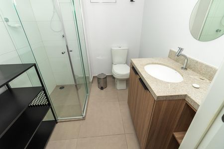 Apartamento para alugar com 36m², 1 quarto e sem vaga Apartamento para alugar com 36m², 1 quarto e sem vagaBanheiro