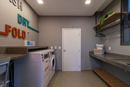 Apartamento para alugar com 36m², 1 quarto e sem vaga Apartamento para alugar com 36m², 1 quarto e sem vagaÁrea comum - Lavanderia