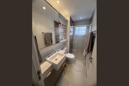 Banheiro de apartamento à venda com 3 quartos, 96m² em Baeta Neves, São Bernardo do Campo