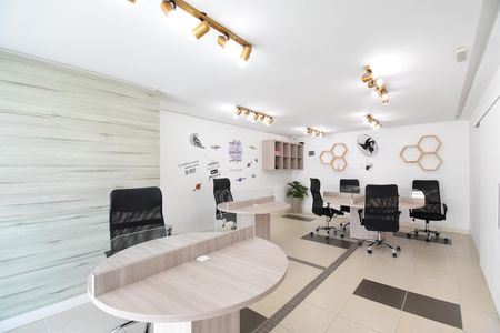 Área comum - Coworking de kitnet/studio para alugar com 1 quarto, 26m² em Centro, Curitiba