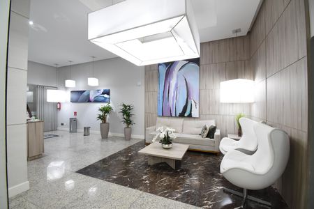 Studio para alugar com 26m², 1 quarto e sem vagaHall social