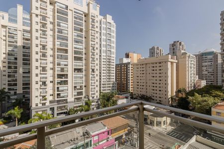 Sacada de apartamento para alugar com 1 quarto, 43m² em Moema, São Paulo