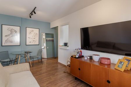 Sala de apartamento à venda com 1 quarto, 43m² em Moema, São Paulo