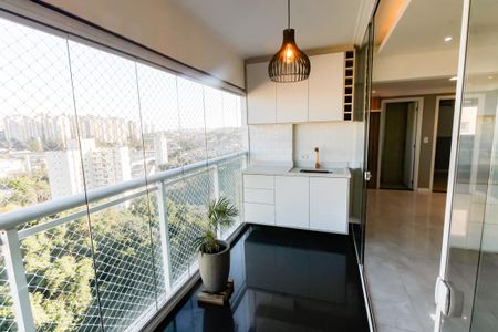 Varanda da Sala de apartamento para alugar com 2 quartos, 70m² em Parque Assuncao, Taboão da Serra