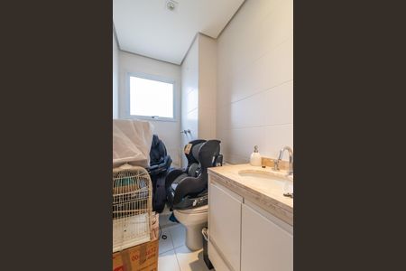 Banheiro da Suíte 1 de apartamento para alugar com 3 quartos, 124m² em Alphaville Empresarial, Barueri