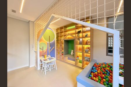Studio à venda com 28m², 1 quarto e sem vaga Studio à venda com 28m², 1 quarto e sem vagaBrinquedoteca