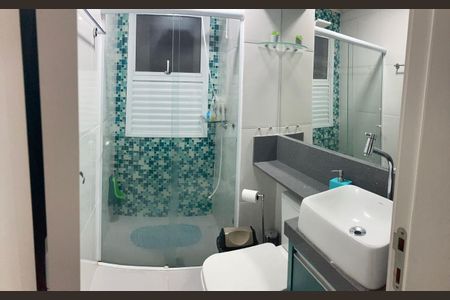 Banheiro de apartamento para alugar com 3 quartos, 64m² em Jardim das Oliveiras, Jacareí