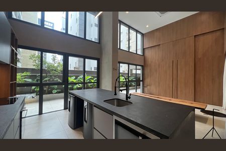 Área comum de kitnet/studio à venda com 1 quarto, 21m² em Jardim Paulista, São Paulo