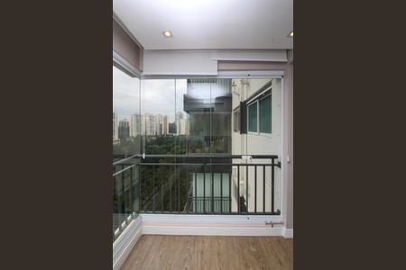 Varanda da Sala de apartamento para alugar com 2 quartos, 73m² em Jardim Caboré, São Paulo
