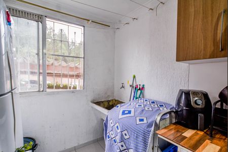 Cozinha e Área de Serviço de apartamento à venda com 2 quartos, 53m² em Jardim Alvorada, Santo André