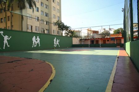 Área comum - Quadra esportiva  de apartamento para alugar com 3 quartos, 80m² em Demarchi, São Bernardo do Campo