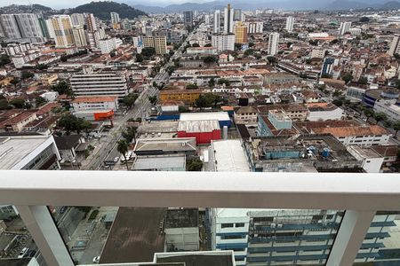 Varanda da Sala de apartamento para alugar com 1 quarto, 47m² em Boqueirão , Santos