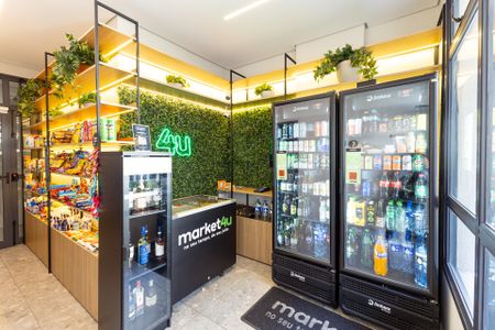 Área comum - Mini Market de kitnet/studio para alugar com 1 quarto, 25m² em Vila Olímpia, São Paulo