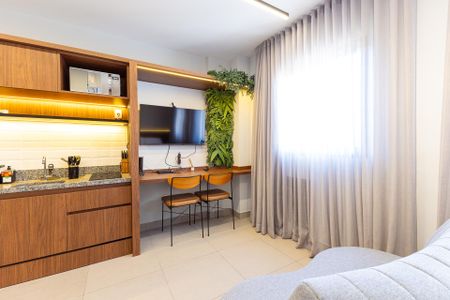 Studio de kitnet/studio para alugar com 1 quarto, 25m² em Vila Olímpia, São Paulo