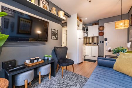 Apartamento para alugar com 27m², 1 quarto e 1 vaga Apartamento para alugar com 27m², 1 quarto e 1 vagaSala/Cozinha