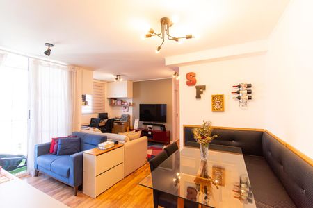 Sala de apartamento à venda com 1 quarto, 51m² em Vila Cunha Bueno, São Paulo