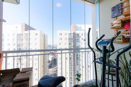 Varanda da Sala de apartamento à venda com 1 quarto, 51m² em Vila Cunha Bueno, São Paulo