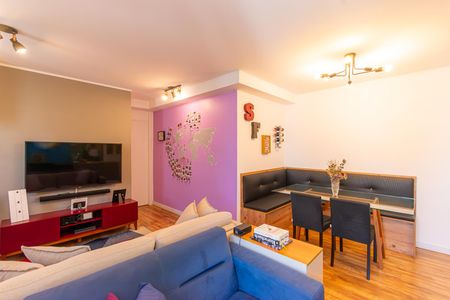 Sala de apartamento à venda com 1 quarto, 51m² em Vila Cunha Bueno, São Paulo
