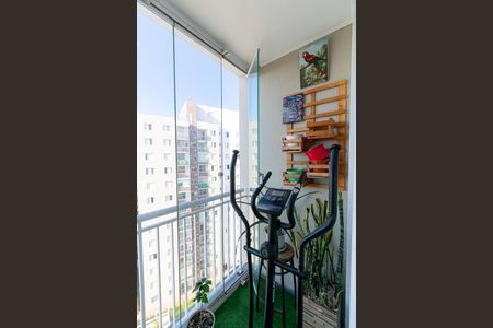 Varanda da Sala de apartamento à venda com 1 quarto, 51m² em Vila Cunha Bueno, São Paulo