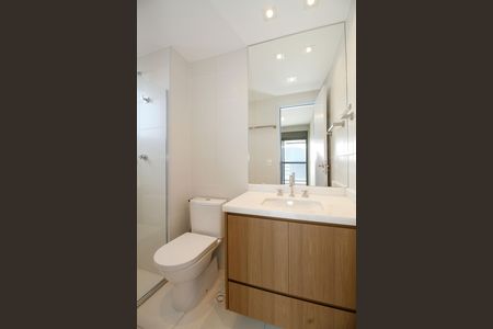 Studio para alugar com 38m², 1 quarto e 1 vaga Studio para alugar com 38m², 1 quarto e 1 vagaBanheiro da Suíte