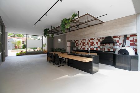 Studio para alugar com 38m², 1 quarto e 1 vaga Studio para alugar com 38m², 1 quarto e 1 vagaÁrea Comum - Churrasqueira