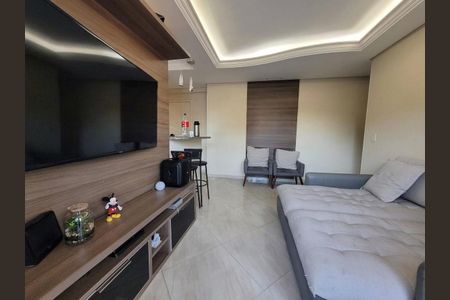 Sala de apartamento à venda com 2 quartos, 64m² em Parque Independencia, São Paulo