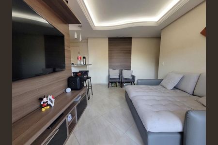 Sala de apartamento à venda com 2 quartos, 64m² em Parque Independencia, São Paulo