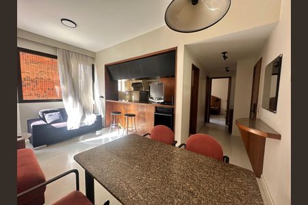 Apartamento para alugar com 45m², 1 quarto e 1 vaga Apartamento para alugar com 45m², 1 quarto e 1 vagaSala