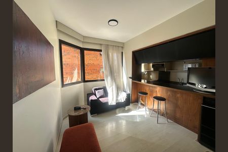 Apartamento para alugar com 45m², 1 quarto e 1 vaga