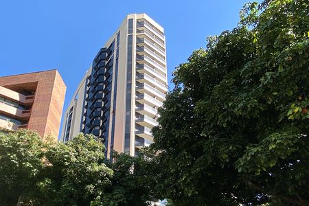 Fachada de apartamento para alugar com 1 quarto, 45m² em Savassi, Belo Horizonte