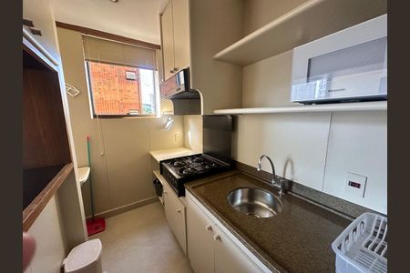 Cozinha de apartamento para alugar com 1 quarto, 45m² em Savassi, Belo Horizonte