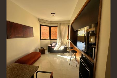 Sala de apartamento para alugar com 1 quarto, 45m² em Savassi, Belo Horizonte