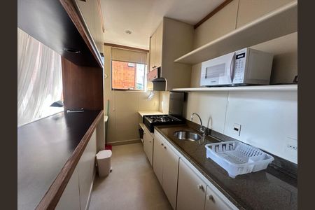 Cozinha de apartamento para alugar com 1 quarto, 45m² em Savassi, Belo Horizonte