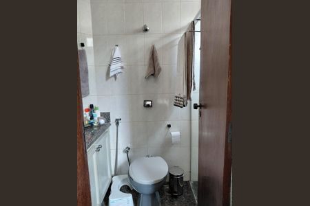 Banheiro da suíte de apartamento à venda com 3 quartos, 86m² em Serra, Belo Horizonte